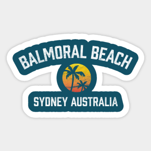 Balmoral Beach Sydney Australia NSW Sunset Palm Sticker